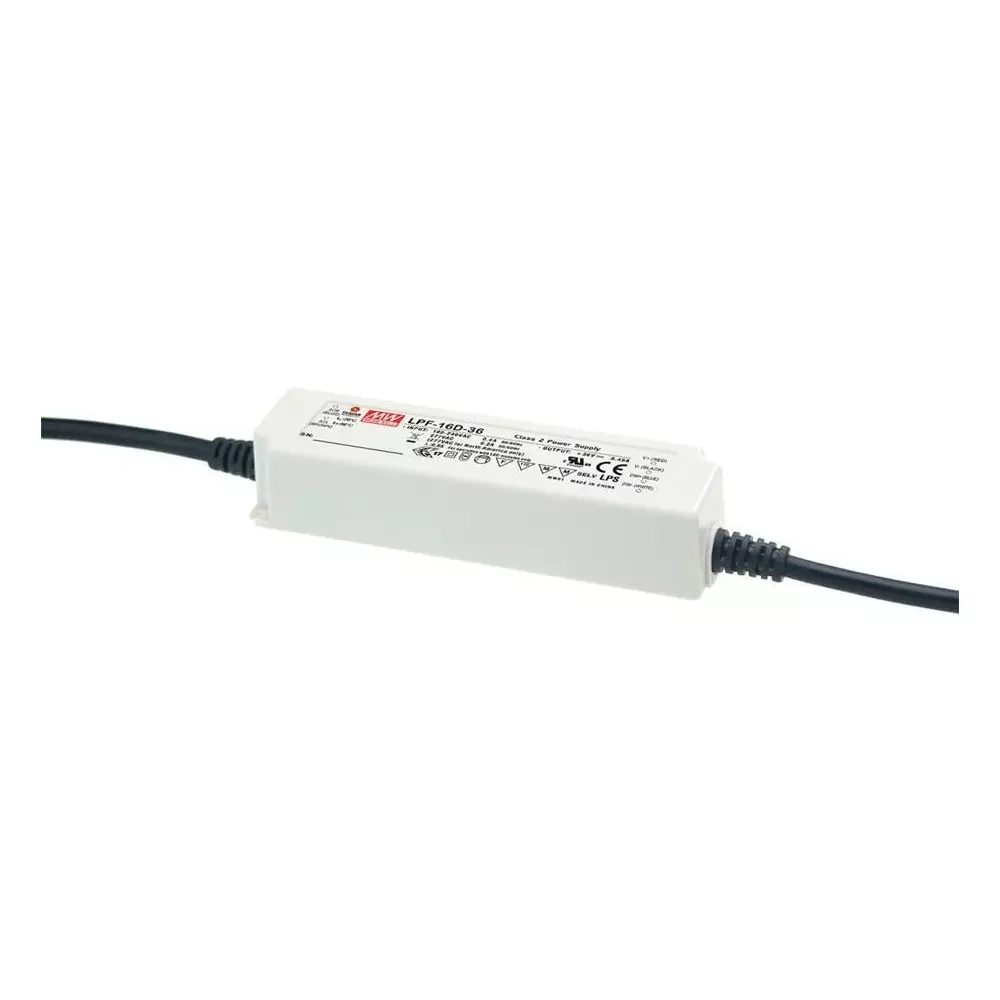 Mean Well LED Drivers Power Supply Chassis Mount 1 Output 16.2 W, LPF-16D-54