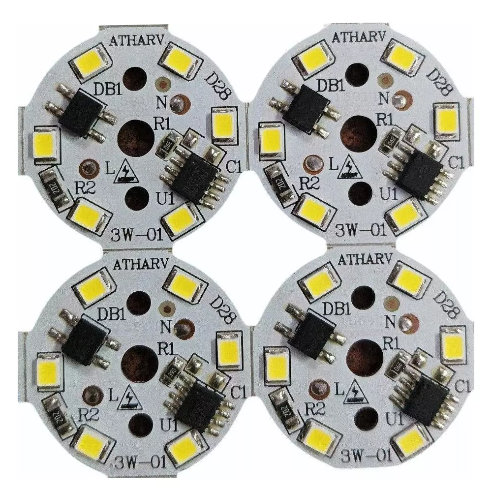 ATHARV BRIGHT LED DOB Size 28 mm 3 W Warm White