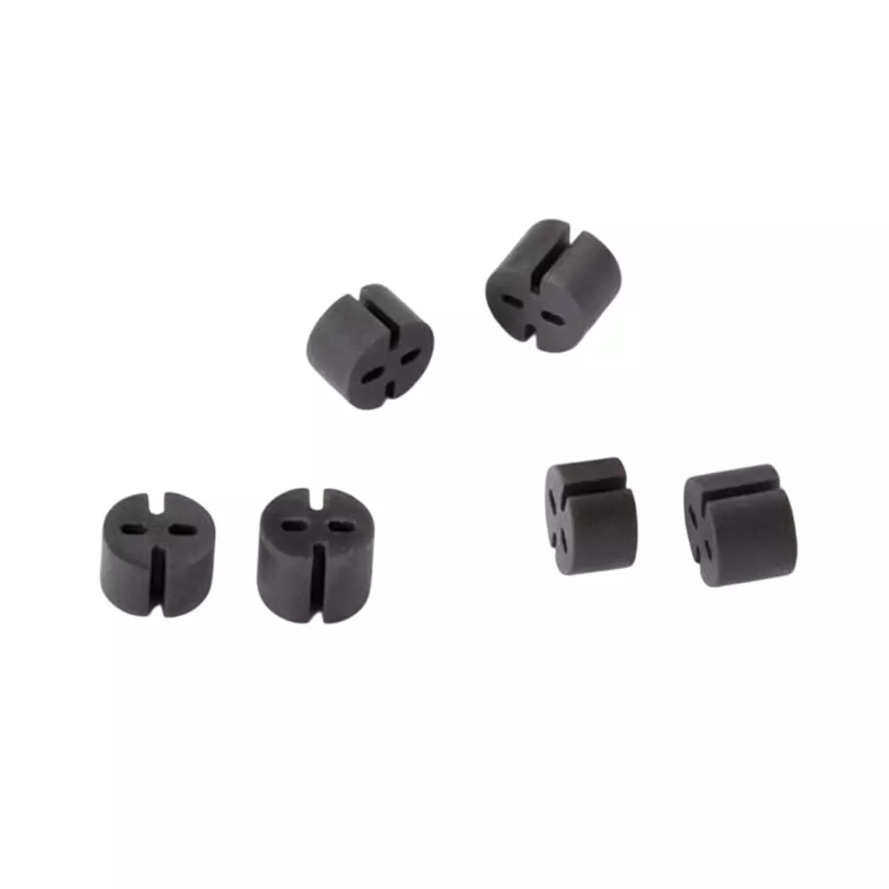 BIVAR Self-Retaining LED Mounts Extruded Polyvinyl Chloride T-1 3/4 (5 mm) LED Size Black, ELM 1-13MM