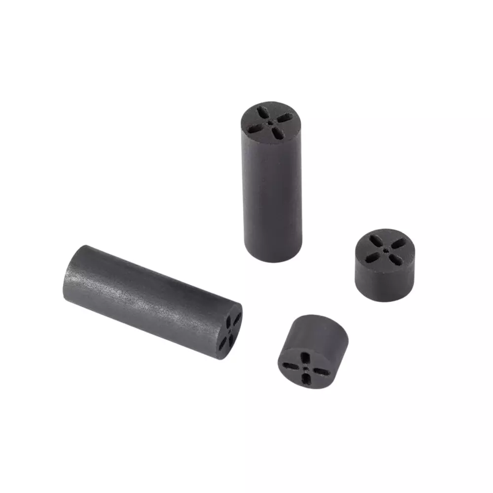 BIVAR Self-Retaining LED Mounts Extruded Polyvinyl Chloride T-1 3/4 (5 mm) LED Size Black, ELM 3-210