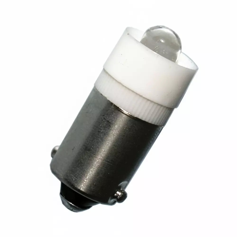 JKL COMPONENTS Single Color Based LEDs 20 mA If - Forward Current 6 V Vf - Forward Voltage White (Cool White), LE-BA9S-6W