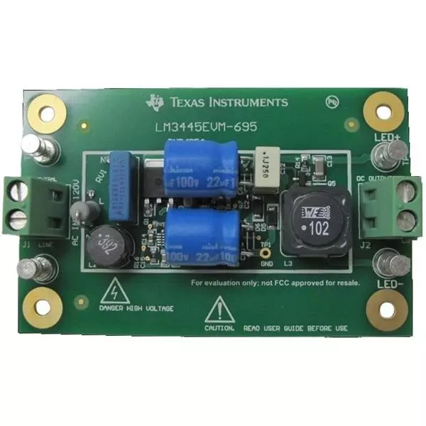 TEXAS INSTRUMENTS LM3445-695 Series Evaluation Modules 90 to 135 VAC Operating Supply Voltage, LM3445EVM-695