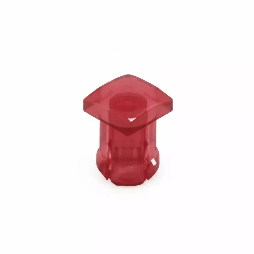 KEYSTONE LED Lens Caps Polycarbonate (PC) 5 mm LED Size Red, 8686