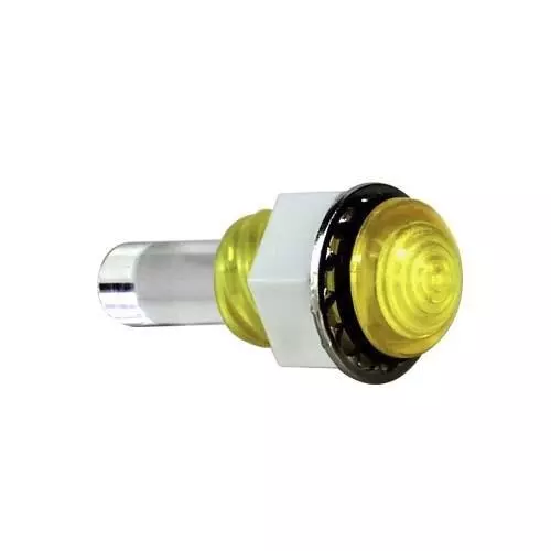 VCC Rigid Light Pipes Acrylic, Optical Grade Vertical Orientation 18.29 mm Body Length, LCS_072_YTP