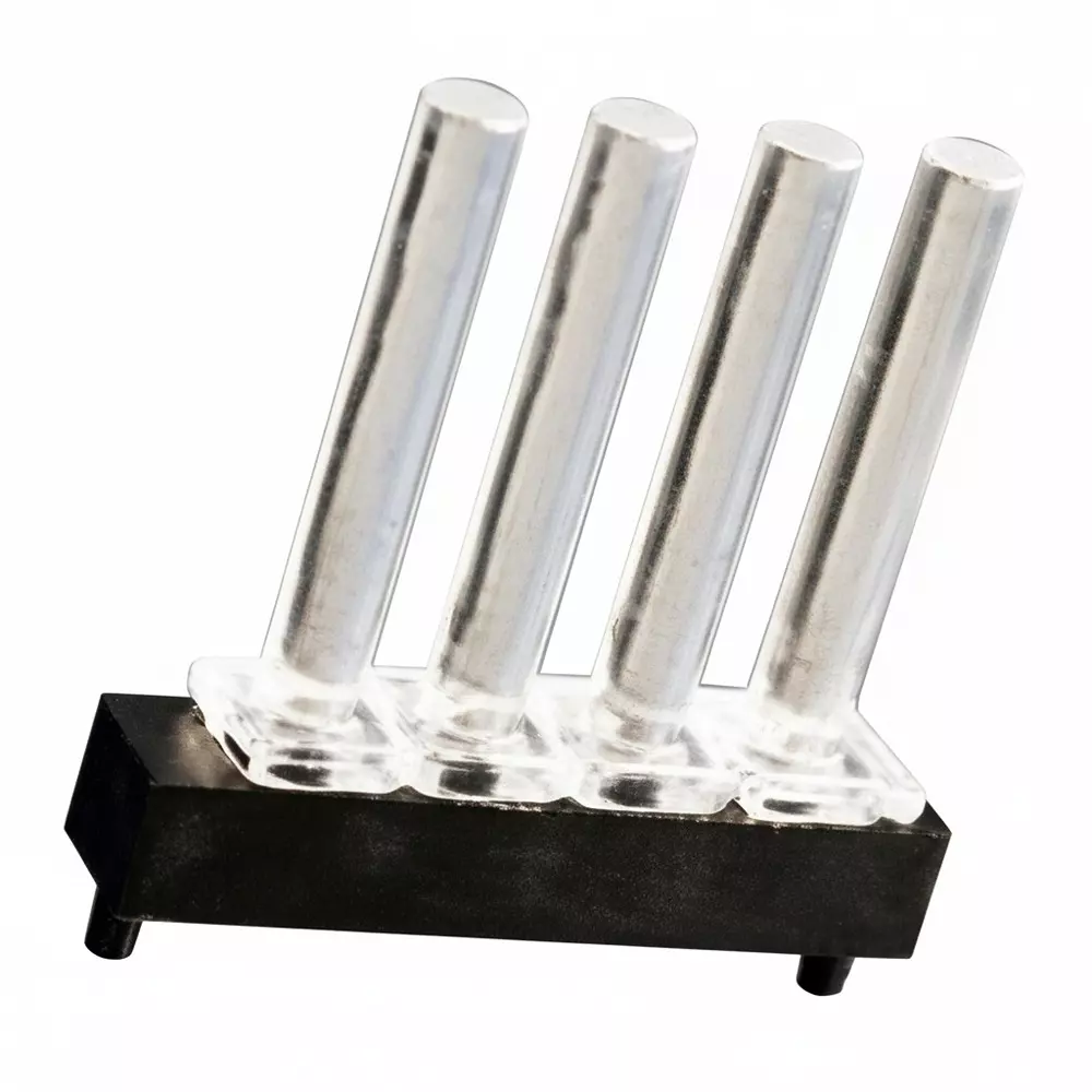 LUMEX Rigid Light Pipes Polycarbonate (PC) Vertical Orientation 25 mm Body Length, LPA-C041301S-25