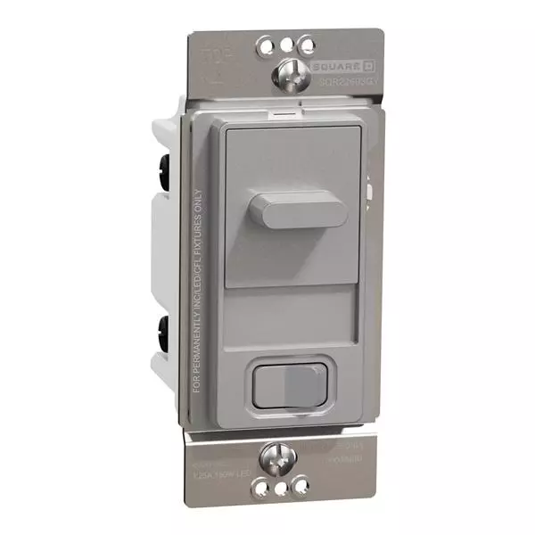 SQUARE D X Series Dimmer Polycarbonate (PC) 600 W 103x50 mm, SQR22603GY