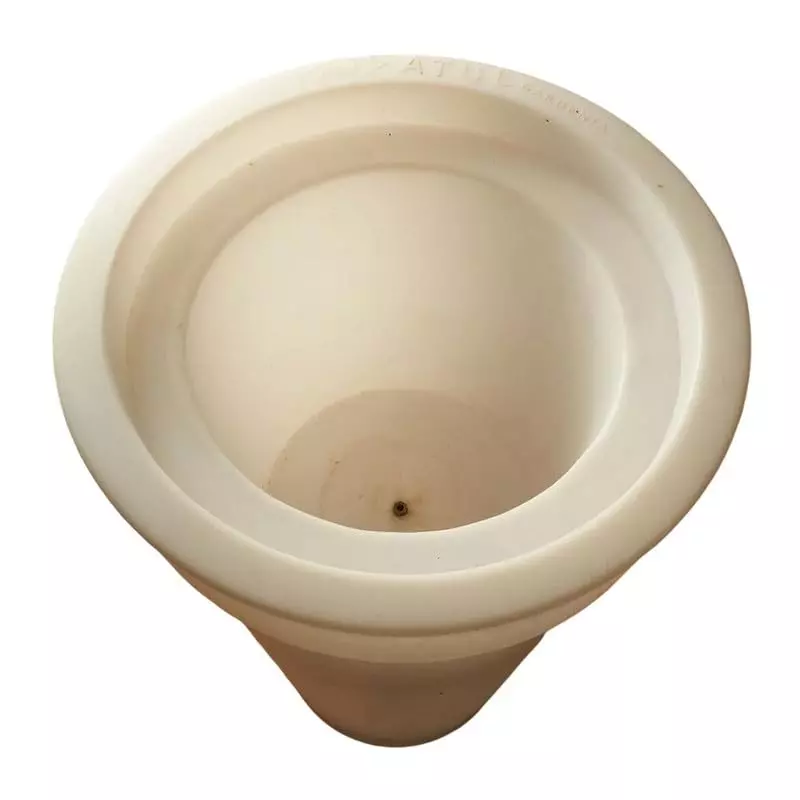 ATUL Modern Style LED Pots Floor Standing White Plastic Weather & UV Resistant, Bloom Planter