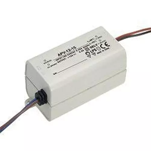 Mean Well LED Drivers Power Supply Desktop Mount 1 Output 12 W, APV-12-15