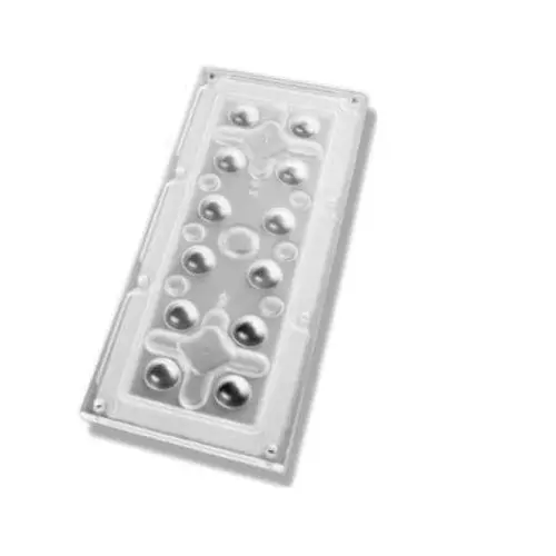 LedLink Optics LED Lens 70 deg x 140 deg Viewing Angle, LL12CR-CUQ70140L19