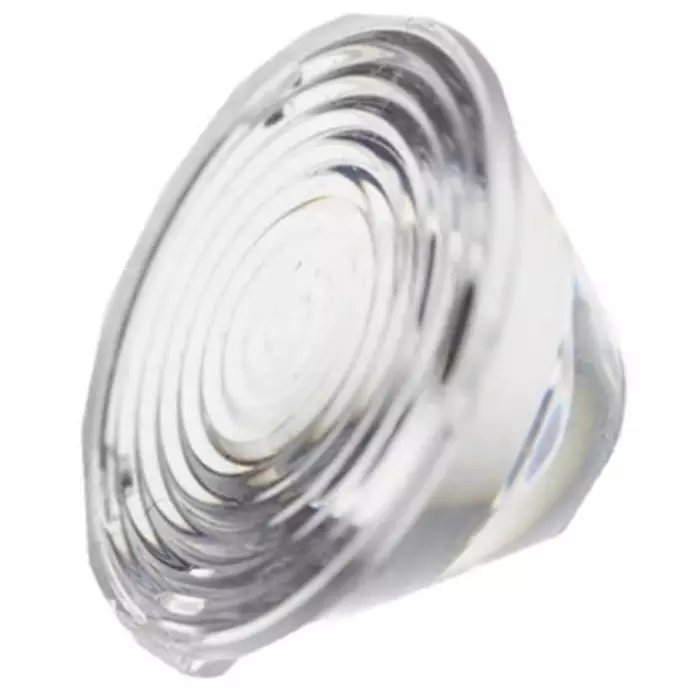 Carclo LED Lens 19 ° Medium Angle Ripple Spot Beam, 10208 (Pack of 3)