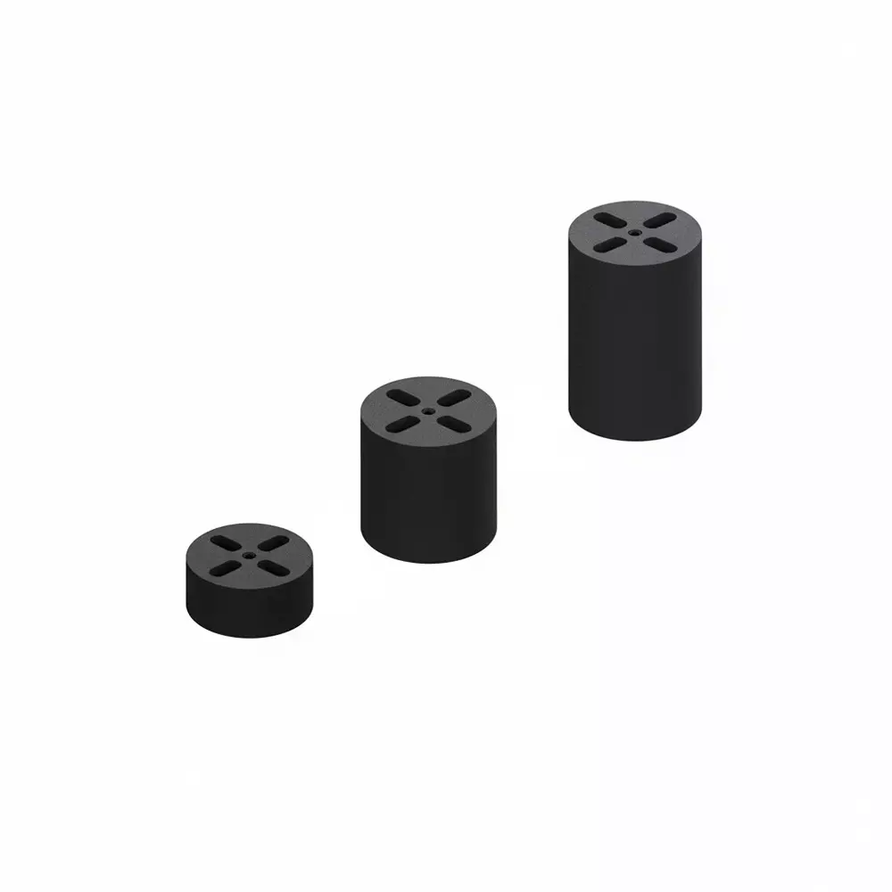 KEYSTONE LED Spacers Polyvinyl Chloride (PVC) T-1 (3 mm), T-1 3/4 (5 mm) LED Size Black, 8902
