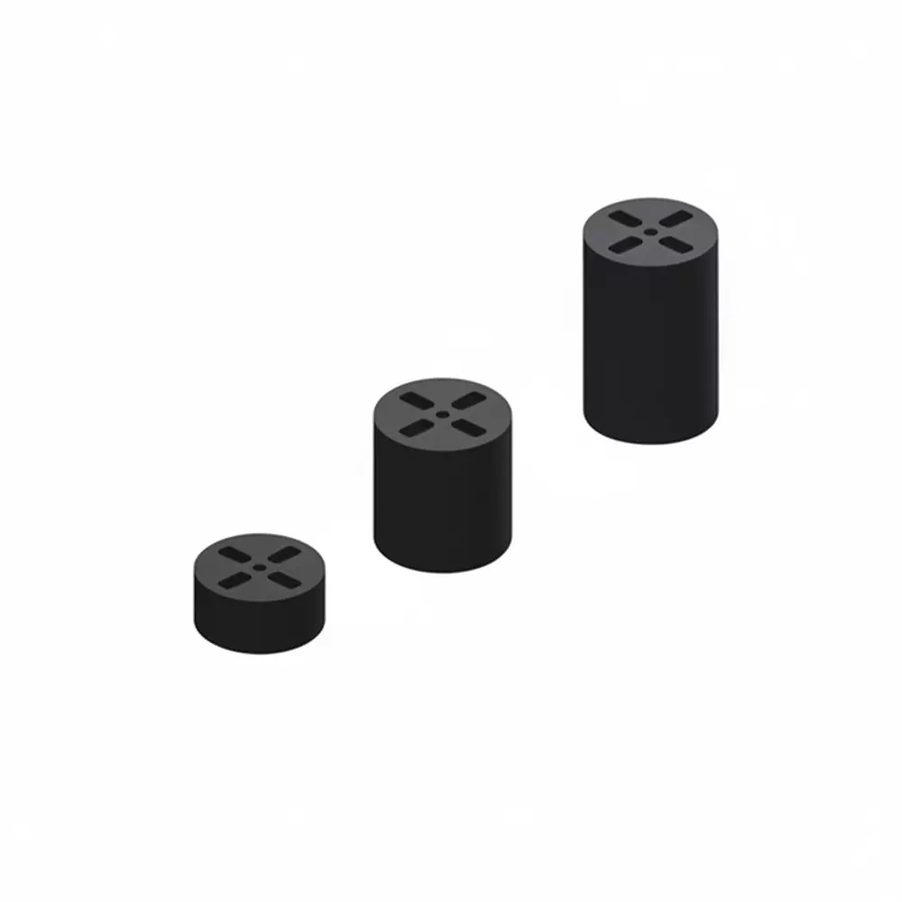 KEYSTONE LED Spacers Polyvinyl Chloride (PVC) T-1 (3 mm), T-1 3/4 (5 mm) LED Size Black, 8904