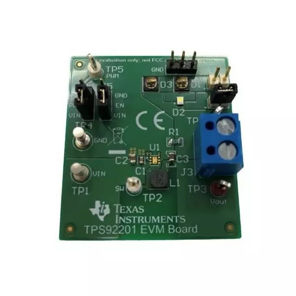 TEXAS INSTRUMENTS TPS92201A Series Evaluation Modules 2.2 to 5.5 V Operating Supply Voltage, TPS92201AEVM