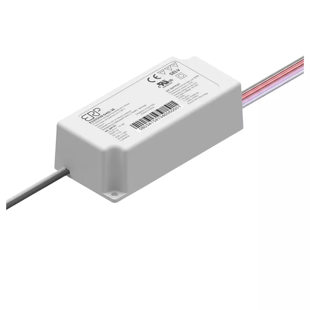 ERP POWER ESS Series LED Drivers Power Supply 1 Output 84 mm (3.307 inch) With Dimming, ESS030W-0500-42