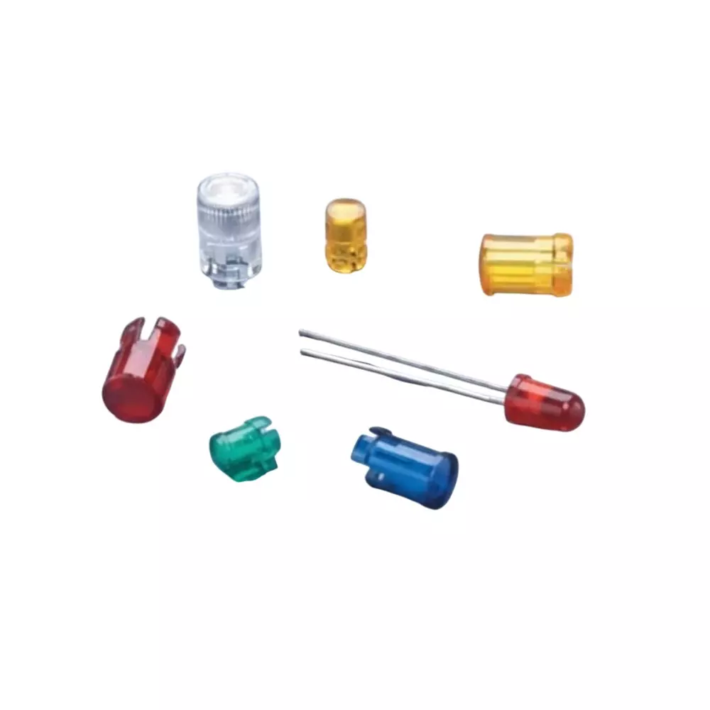 VCC LED Lenses Polycarbonate (PC) 3 mm LED Size Blue, SMC_170_BTP