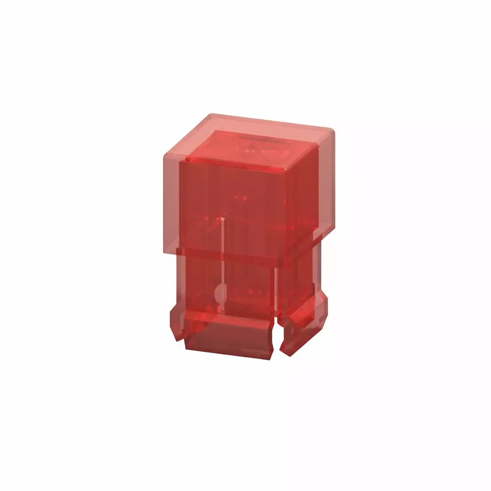 KEYSTONE LED Lens Caps Polycarbonate (PC) 5 mm LED Size Red, 8680