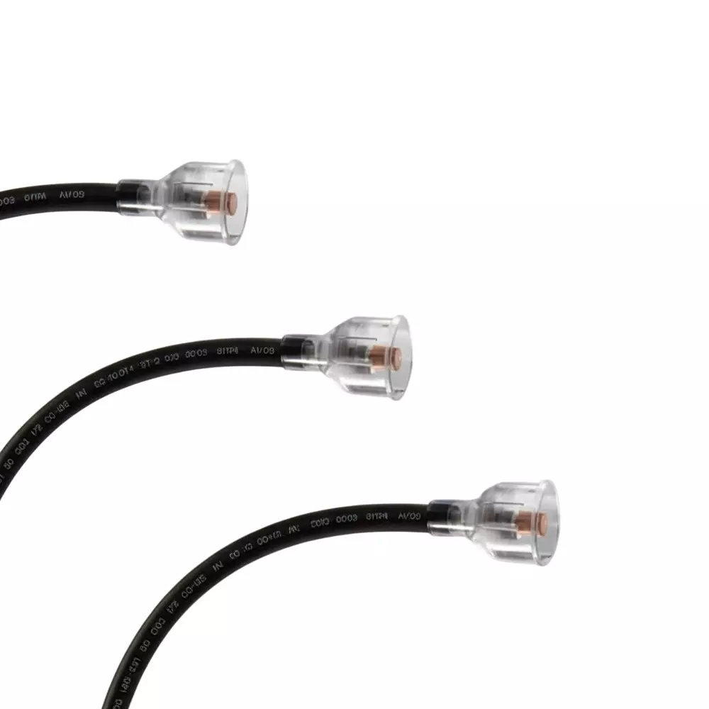 BIVAR Flexible Light Pipes Panel Mount Vertical Orientation 508 mm Body Length, FLPO-20.0