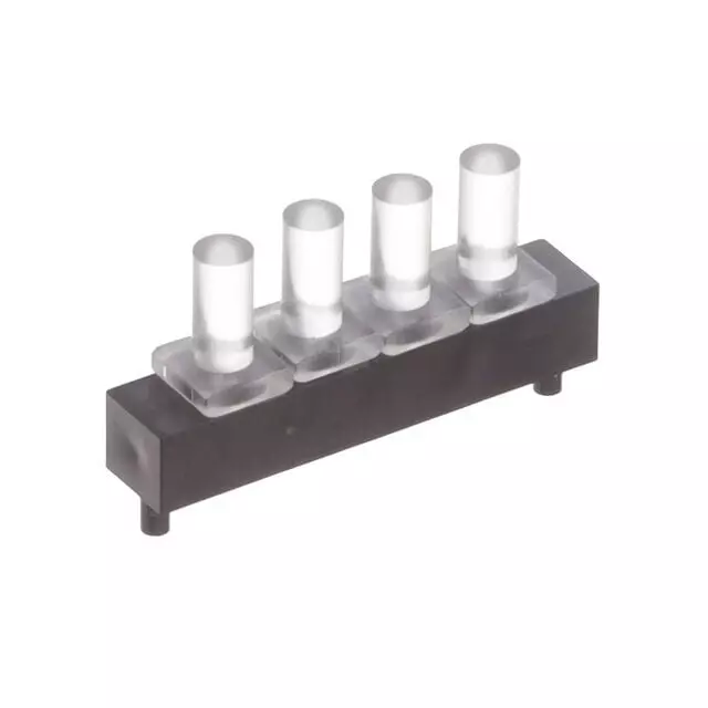 LUMEX Rigid Light Pipes Polycarbonate (PC) Vertical Orientation 7.5 mm Body Length, LPA-C041301S-7.5