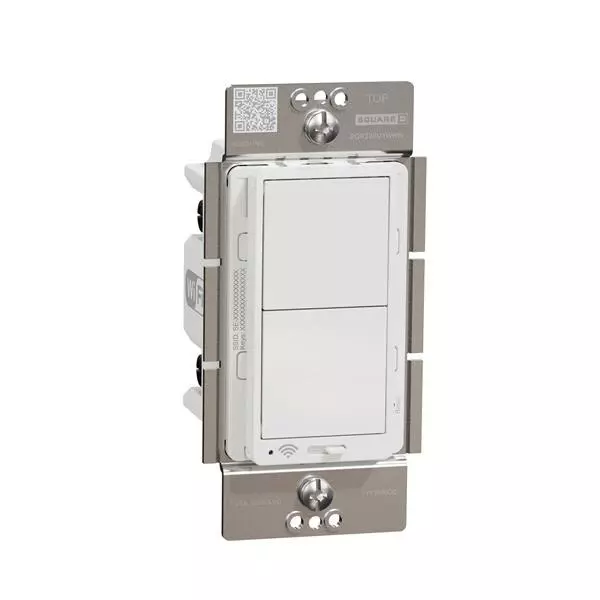 SQUARE D X Series Dimmer Polycarbonate (PC) 600 W 104x51 mm, SQR226U1WHW