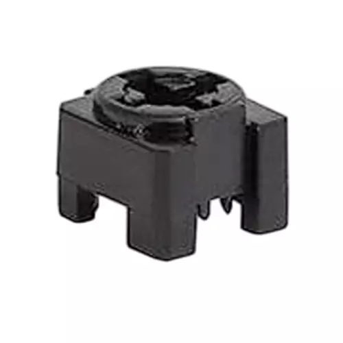 SCHURTER Led Holder AST Black TP T-1.75 5 mm, 35.9206