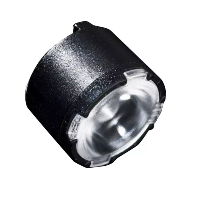 Ledil LED Lens Polymethyl Methacrylate Round Shape 45°, FP11003_LISA2-WW-PIN (Pack of 100 Pcs)