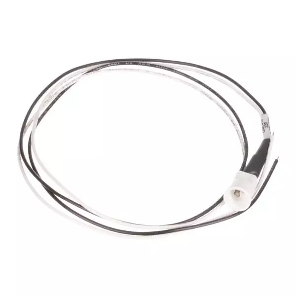 VCC LED Cable Assemblies Polyester (PBT) T-1 3/4 (5 mm) LED Size Black & White, CNX_410_220_X02_4_1_24