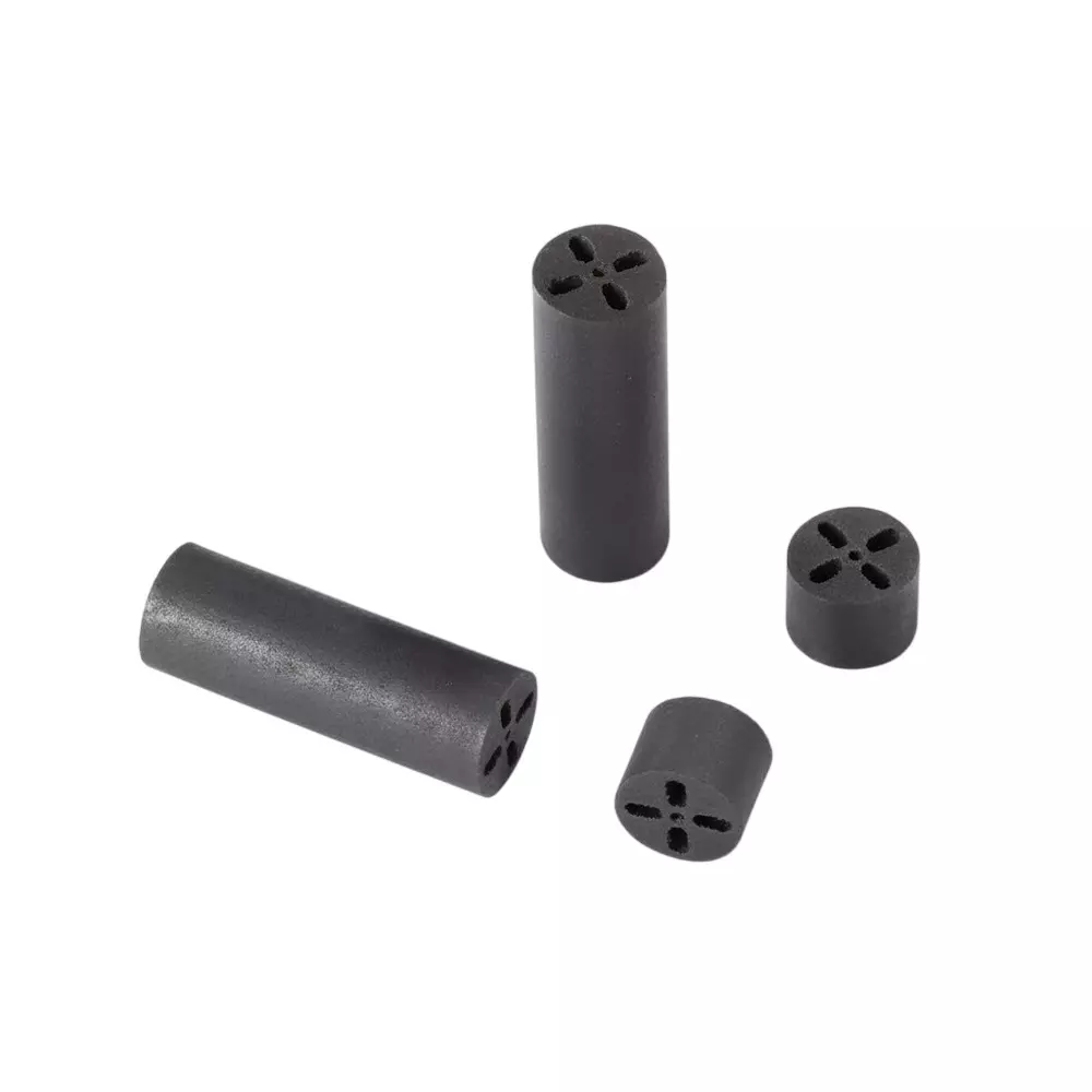 BIVAR Self-Retaining LED Mounts Extruded Polyvinyl Chloride T-1 3/4 (5 mm) LED Size Black, ELM 3-200