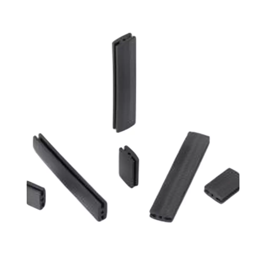 BIVAR Self-Retaining LED Mounts Extruded Polyvinyl Chloride T-1 3/4 (5 mm) LED Size Black, ERM 1-410