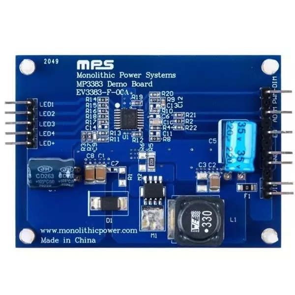 MPS MP3383 Series Evaluation Boards 6 to 33 V Operating Supply Voltage, EV3383-F-00A