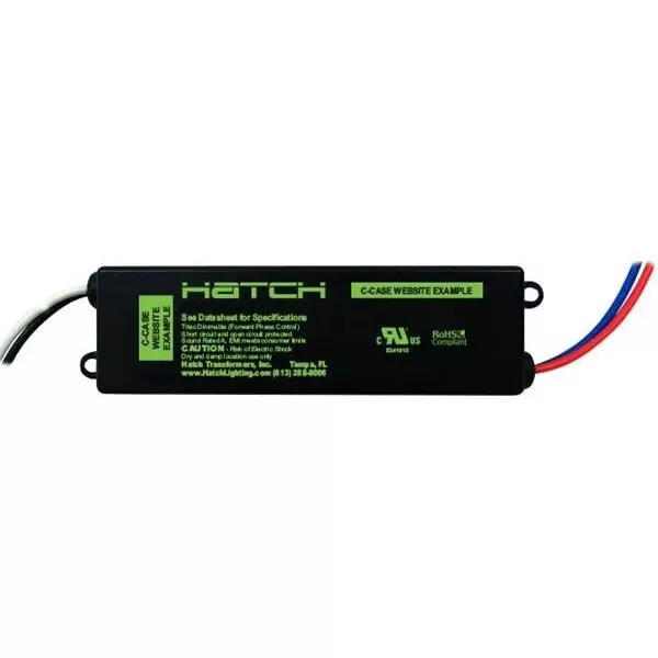 HATCH L Series Constant Current LED Drivers Series LED Drivers Power Supply 1 Output 123.4 mm (4.858 inch) With Dimming, LC12-0700P-120-C
