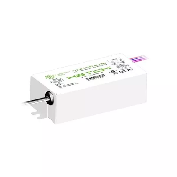 HATCH Foundation Series LED Drivers Power Supply 1 Output 85 mm (3.346 inch) With Dimming, FTX30-0700T-42-UNV
