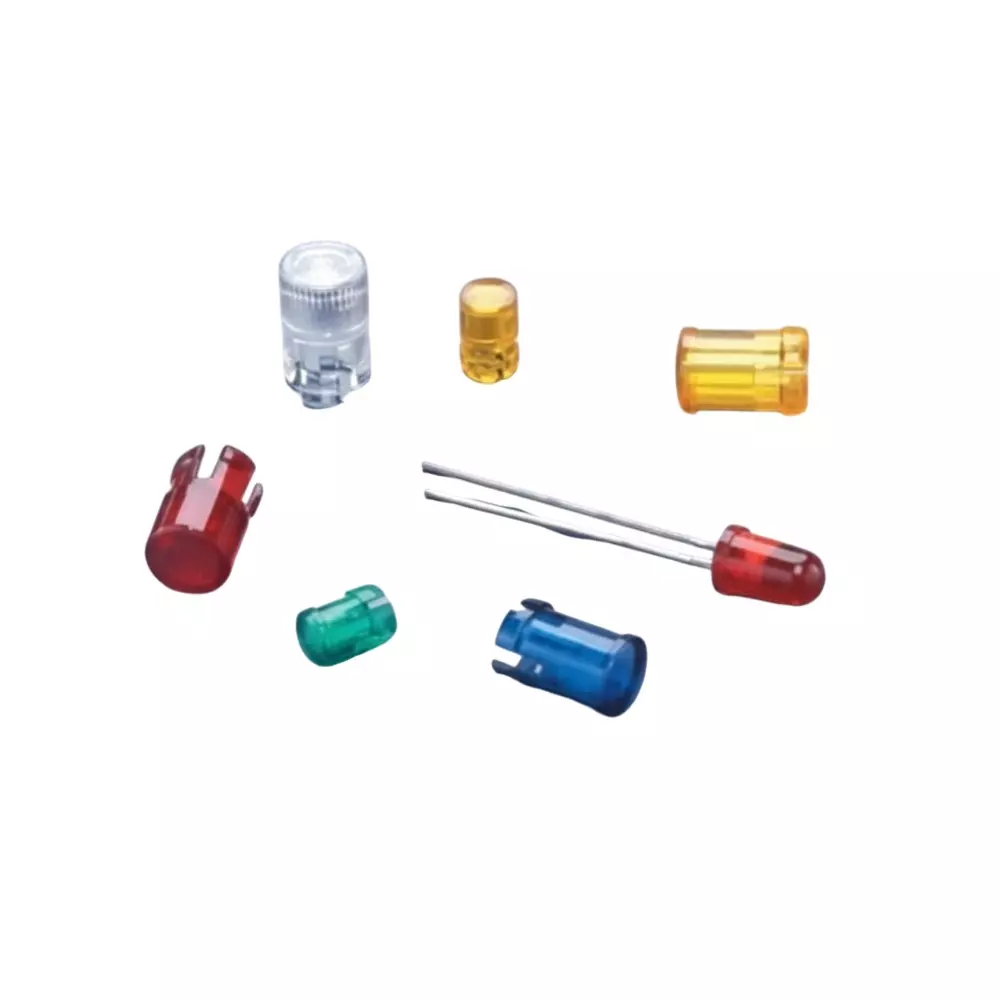 VCC LED Lenses Polycarbonate (PC) 5 mm LED Size Green, CMC_313_GTP