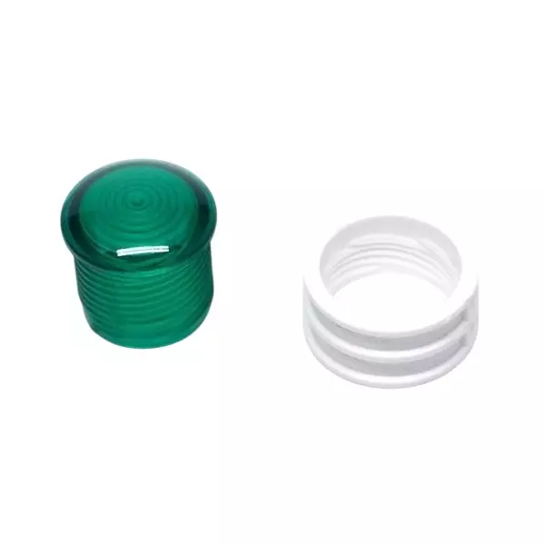 VCC Lens Assemblies Thermoplastic (TP) 10 mm LED Size Green, HMC_461_GTP