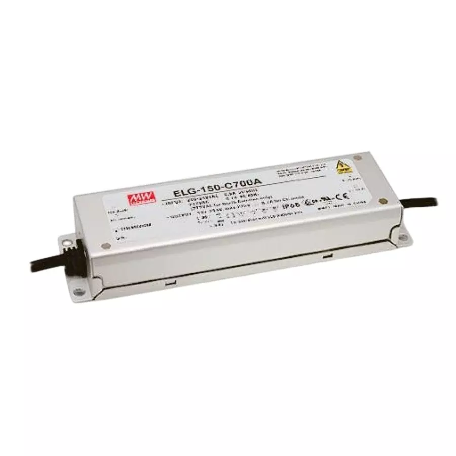 Mean Well LED Drivers Power Supply Chassis Mount 1 Output 149.8 W, ELG-150-C700B