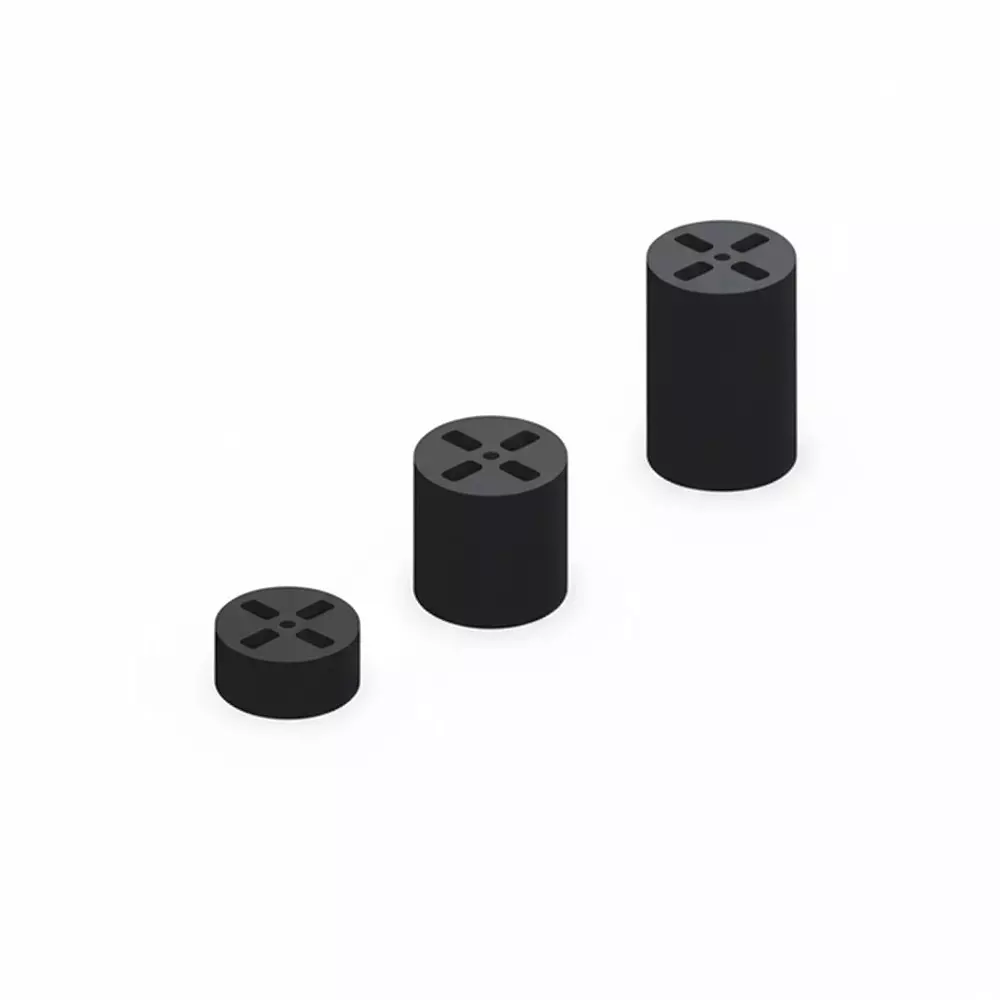 KEYSTONE LED Spacers Polyvinyl Chloride (PVC) T-1 (3 mm), T-1 3/4 (5 mm) LED Size Black, 8929