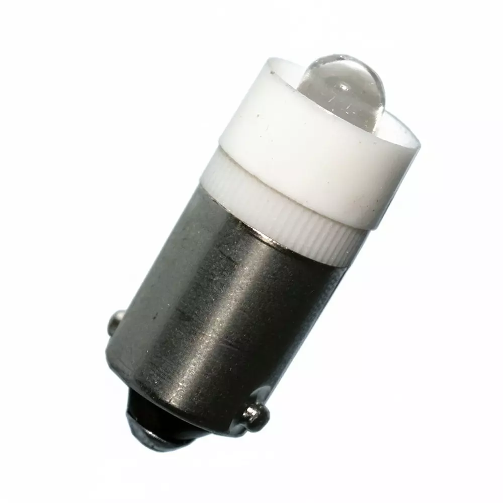 JKL COMPONENTS Single Color Based LEDs 55 V Vf - Forward Voltage White Illumination Color, LE-BA9S-55W