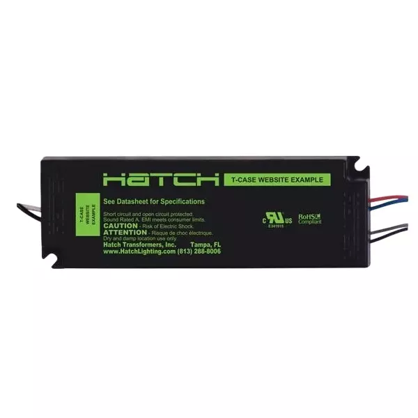 HATCH L Series Constant Current LED Drivers Series LED Drivers Power Supply 1 Output 137.7 mm (5.421 inch) With Dimming, LC50-1200D-UNV-T