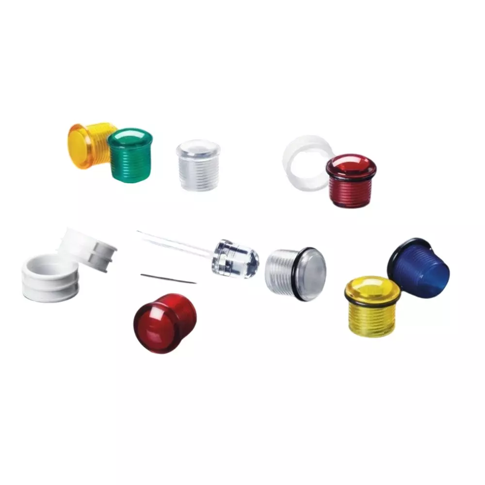 VCC Lens Assemblies Thermoplastic (TP) 10 mm LED Size Amber, HMS_462_ATP