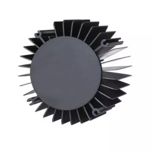 Aavid LED Heat Sinks Screw Mount Extruded Radial Fin	 87 mm Diameter, NX301114