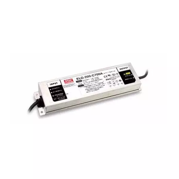 Mean Well LED Drivers Power Supply Chassis Mount 1 Output 200.2 W, ELG-200-C700DA