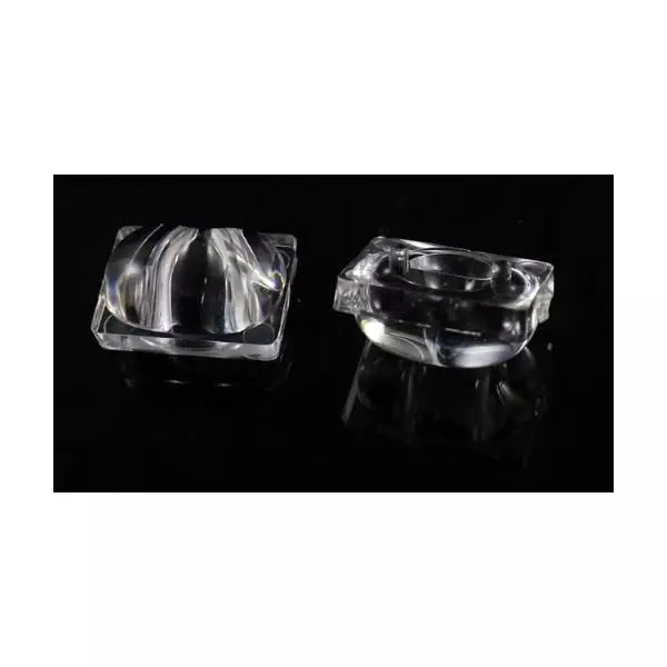 LedLink Optics LED Lens 45 deg x 135 deg Viewing Angle, LL01CR-AU45135L46