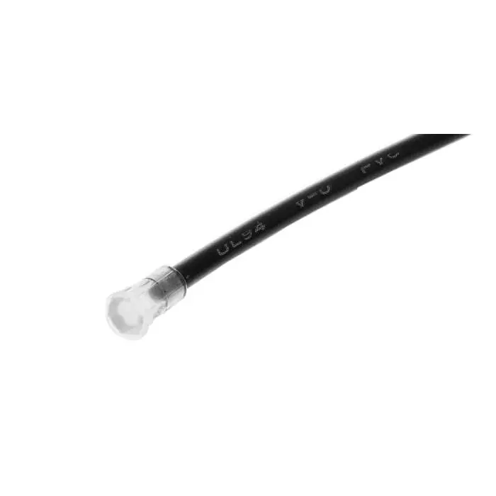 BIVAR PCB Mounted Flexible LED Light Pipe Clear Round Lens Green LED included, FLPV6.0-SG