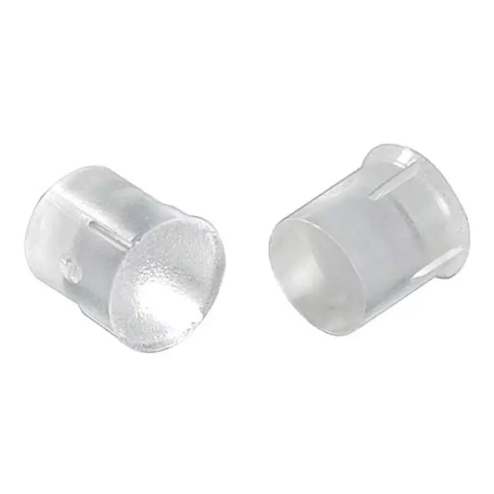 BIVAR Panel Mount LED Light Pipe Clear Round Lens, PLPC2-7MM (Pack of 10 Pcs)