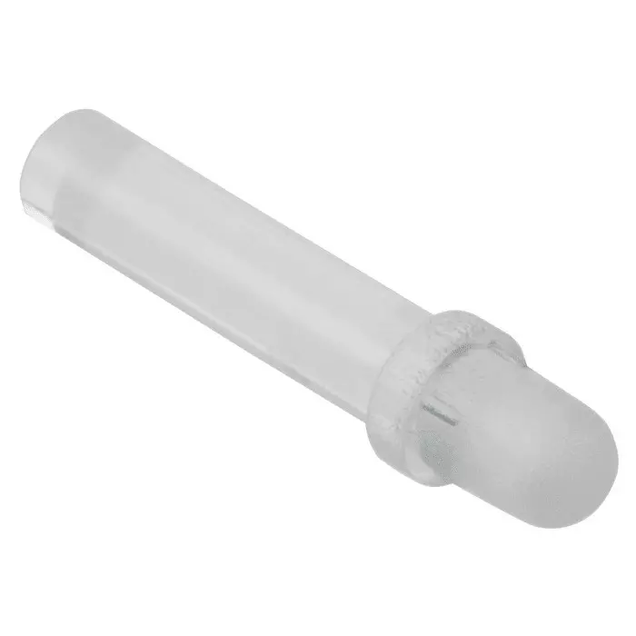 BIVAR Panel Mount LED Light Pipe Clear Dome Lens, PLP1-500 (Pack of 10 Pcs)