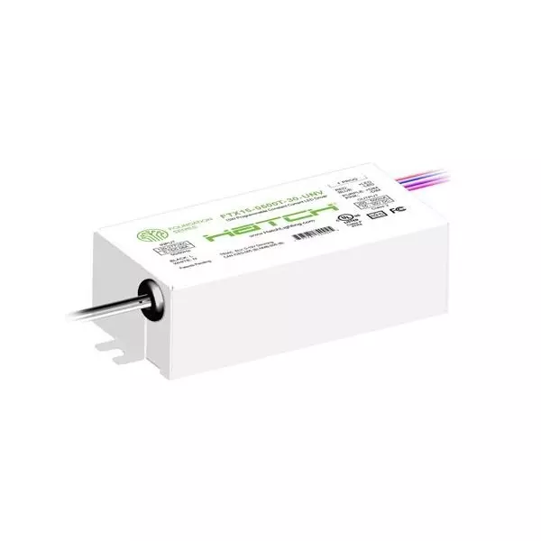 HATCH Foundation Series LED Drivers Power Supply 1 Output 85 mm (3.346 inch) With Dimming, FTX15-0500T-30-UNV