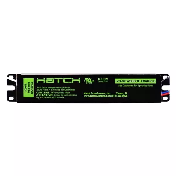 HATCH L Series Constant Current LED Drivers Series LED Drivers Power Supply 1 Output 241.3 mm (9.5 inch) With Dimming, LC100-2100Z-UNV-I