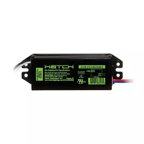 HATCH LC22 Series LED Drivers Power Supply 1 Output 121.92 mm (4.8 inch) With Dimming, LC22-0500P-120-D