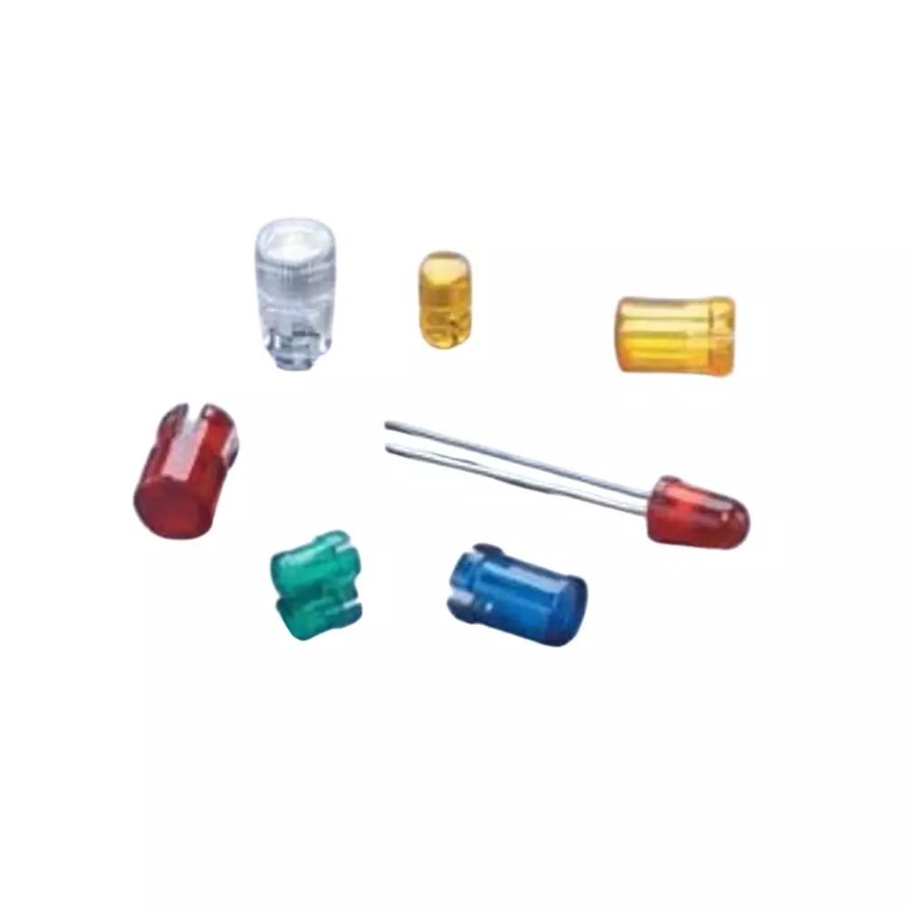 VCC LED Lenses Polycarbonate (PC) 5 mm LED Size Clear, CMC_313_CTP