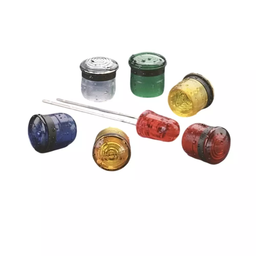 VCC LED Lenses Polycarbonate (PC) 3 mm LED Size Green, SMS_172_GTP