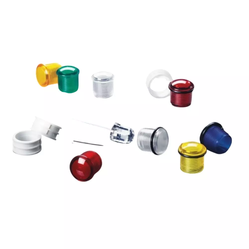VCC Lens Assemblies Thermoplastic (TP) 10 mm LED Size Blue, HMC_461_BTP